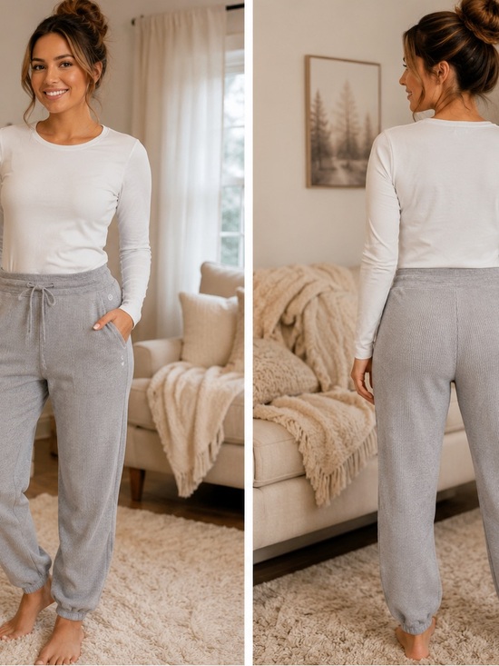 Gilly Hicks Pants - Gilly Hicks Cloud Knit Cozy Gray Joggers